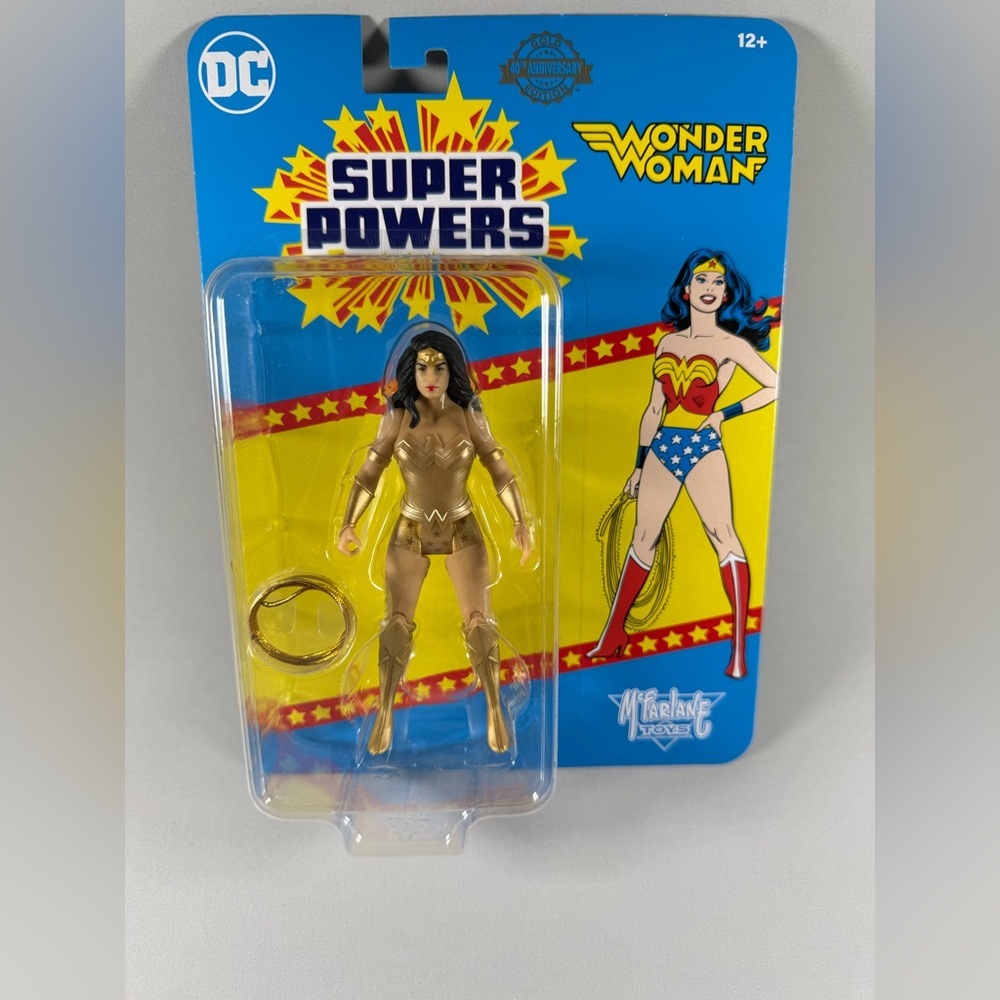 New McFarlane DC Super Powers Wonder Woman (Gold)